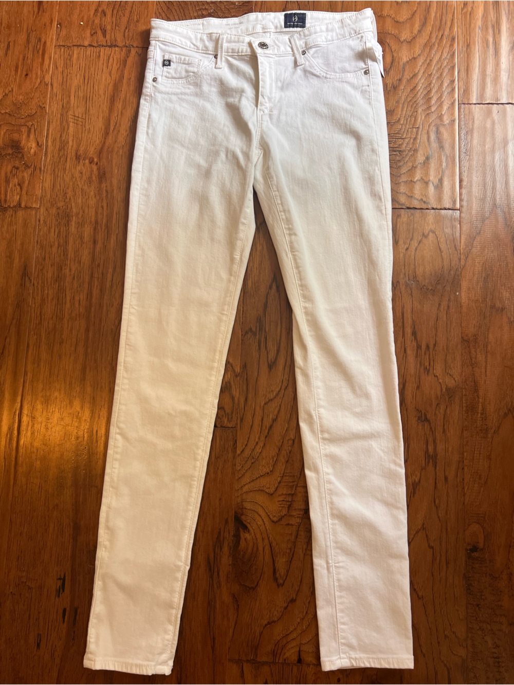 AG Adriano Goldschmied White Skinny Jeans